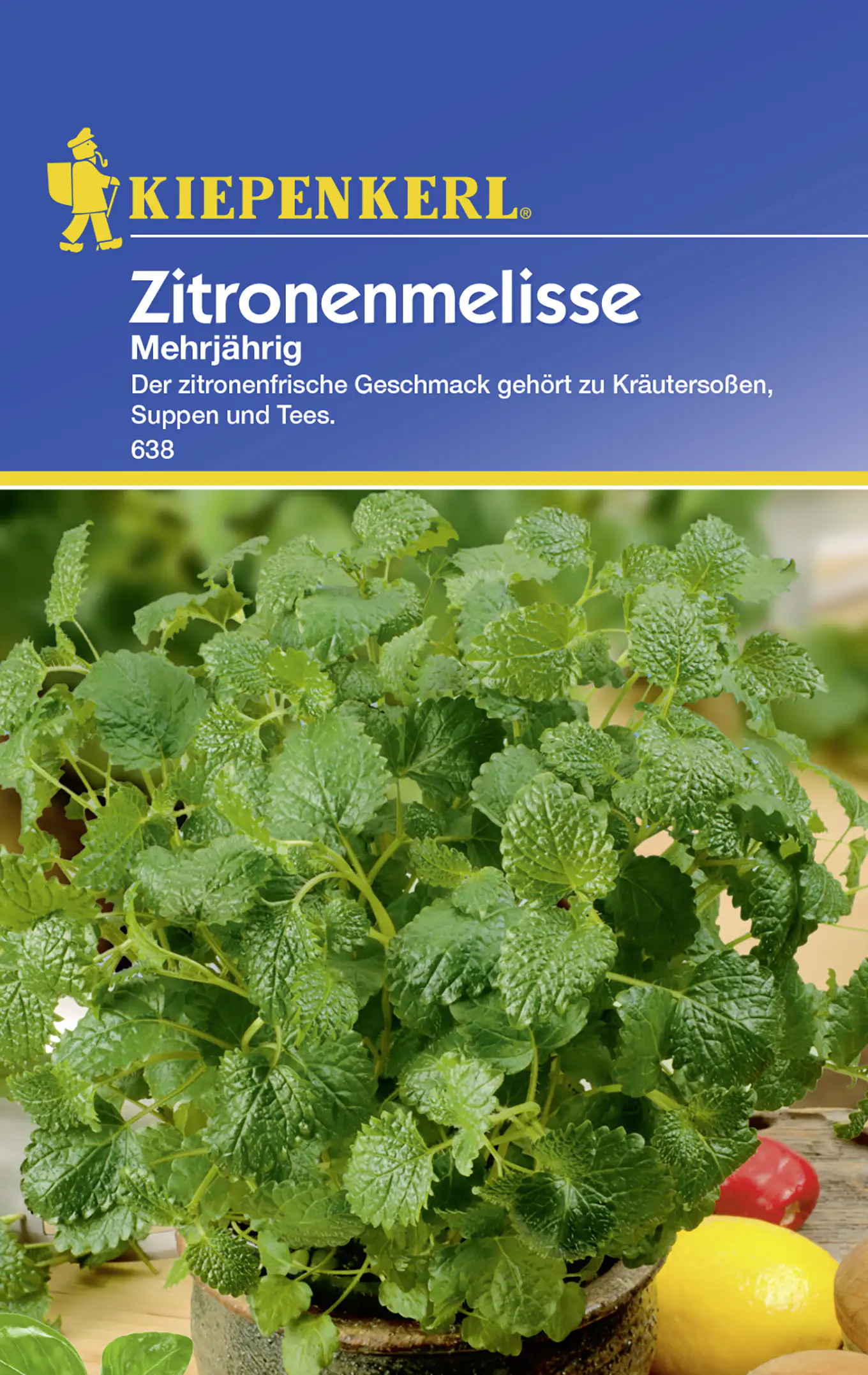 Kiepenkerl Zitronenmelisse Zitronenmelisse mehrjährig Melissa officinalis, Inhalt: ca. 100 Pflanzen Kiepenkerl Zitronenmelisse Zitronenmelisse mehrjährig Melissa officinalis, Inhalt: ca. 100 Pflanzen