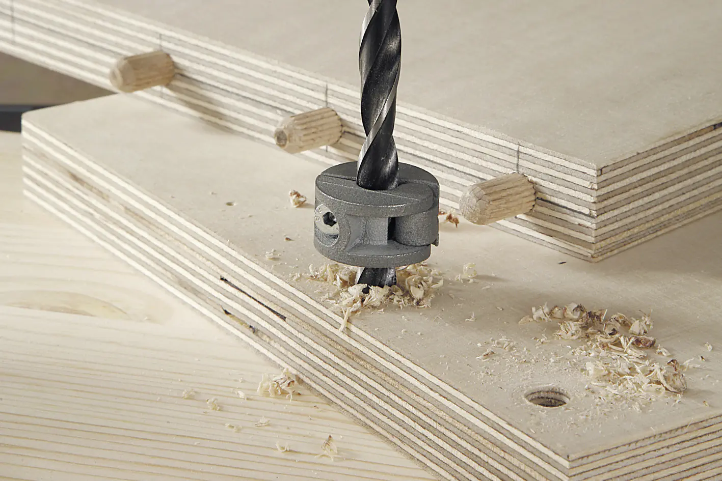 Wolfcraft Tiefenstopp 3-teilig Ø 6, 8, 10 mm Wolfcraft Tiefenstopp 3-teilig Ø 6, 8, 10 mm