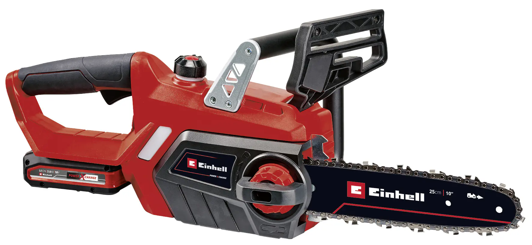 Einhell Akku-Kettensäge GE-LC 18/25-1 Li Kit 25 cm Schwertlänge mit 3,0 Ah Akku Einhell Akku-Kettensäge GE-LC 18/25-1 Li Kit 25 cm Schwertlänge mit 3,0 Ah Akku