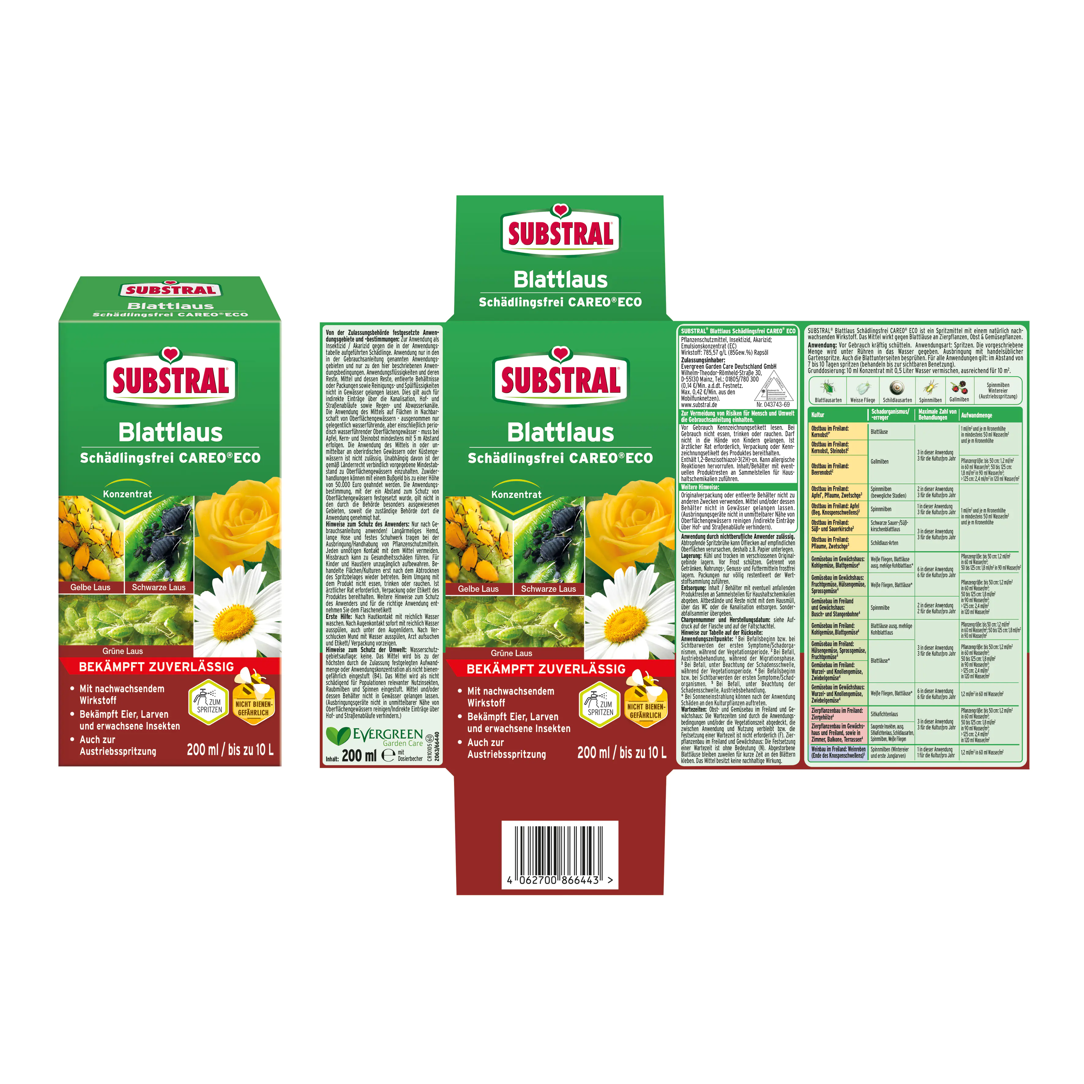 Substral Blattlaus Schädlingsfrei Careo Eco 200 ml Substral Blattlaus Schädlingsfrei Careo Eco 200 ml