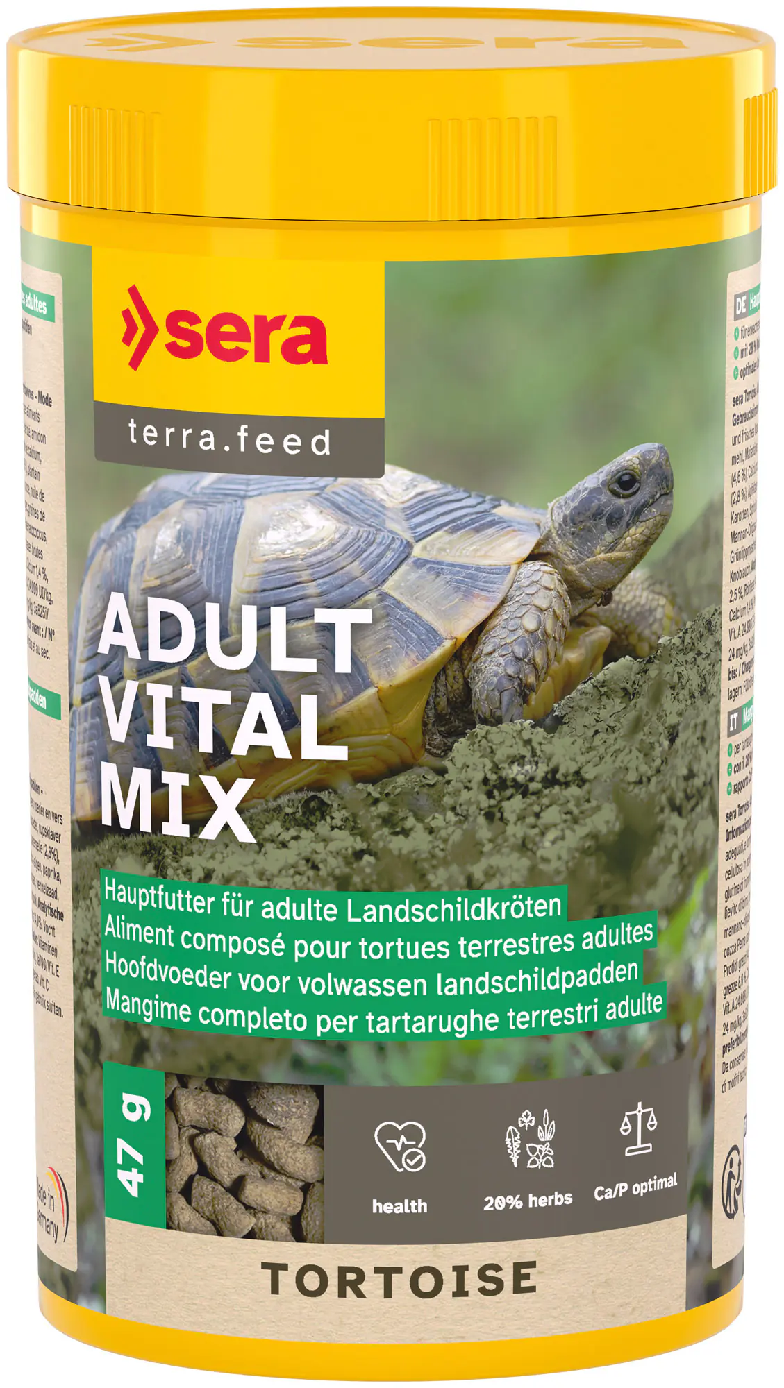 Sera Schildkrötenfutter Tortoise Adult Vital Mix 250 ml