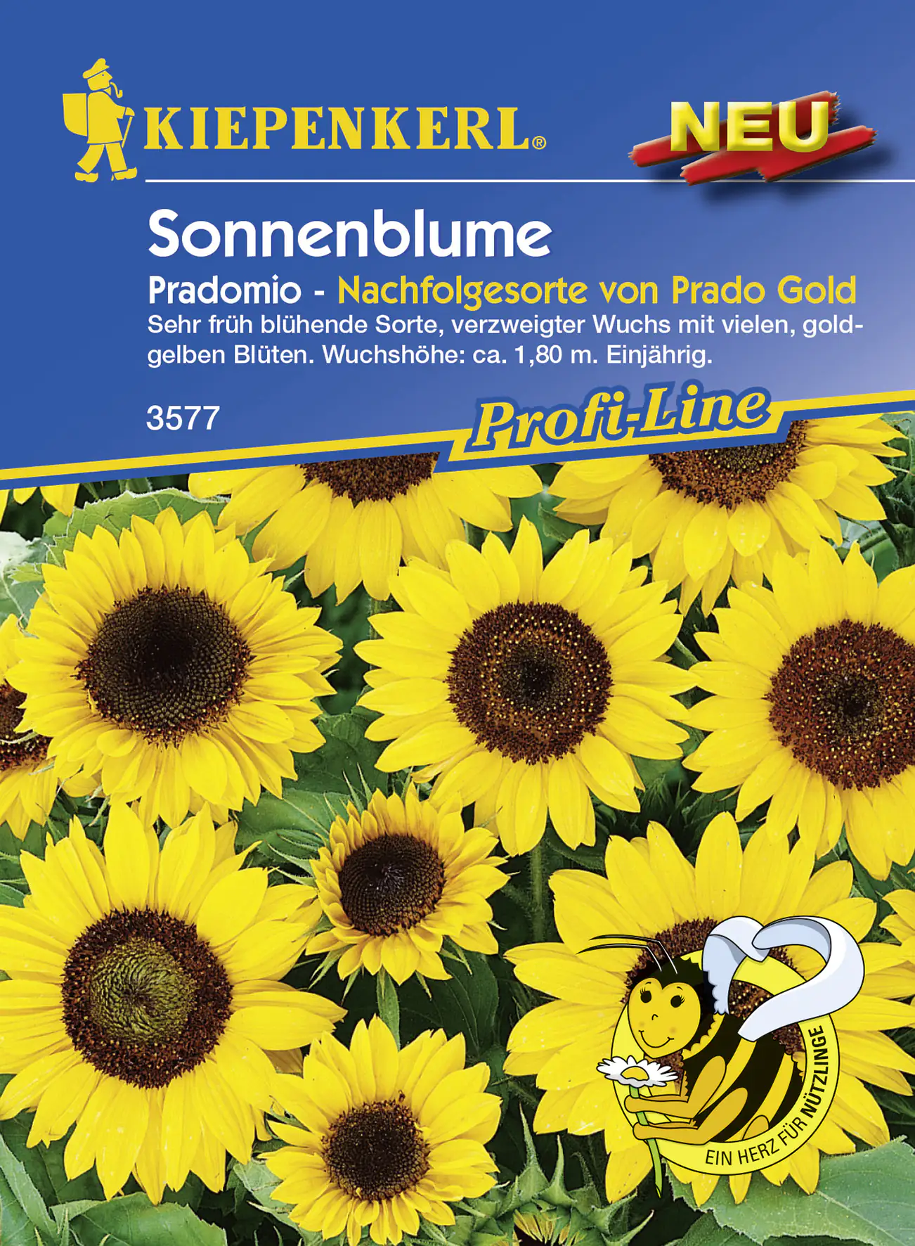 Kiepenkerl Sonnenblume Pradomio Inhalt reicht für ca. 30 Pflanzen