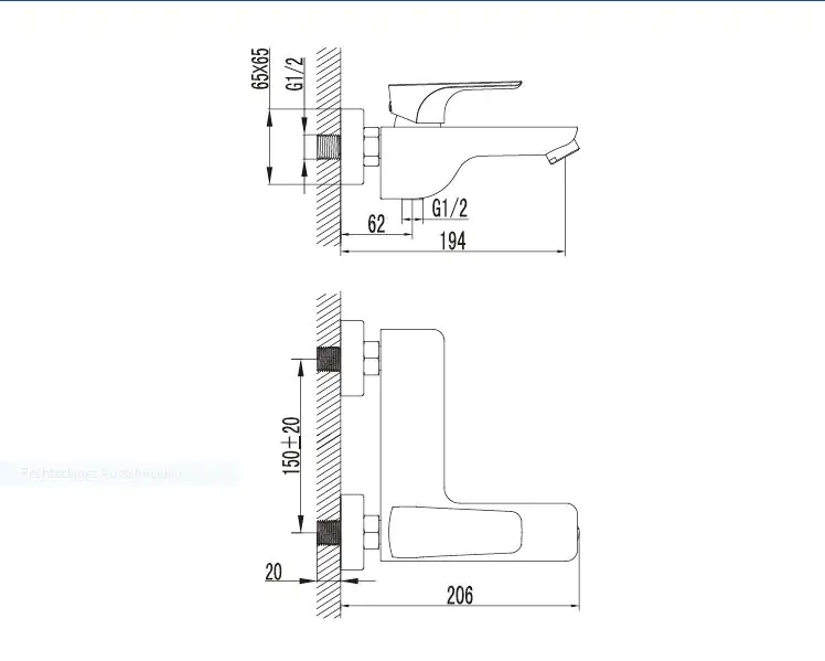 TrendLine Badewannenarmatur Aachen verchromt TrendLine Badewannenarmatur Aachen verchromt