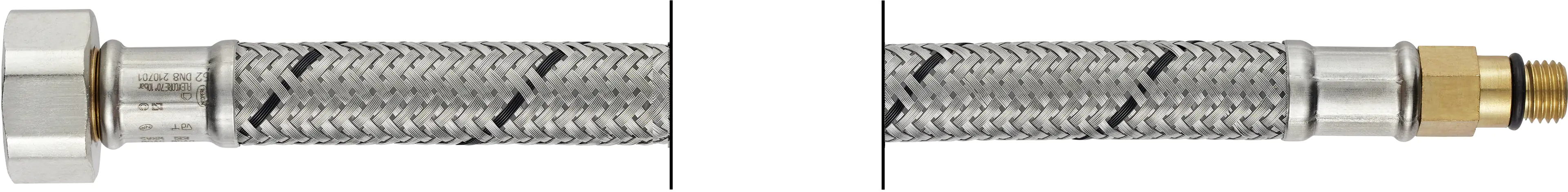 Flexo Anschlussschlauch IG 9,53 mm (3/8") x Aussengewinde M8, DN8, 50 cm