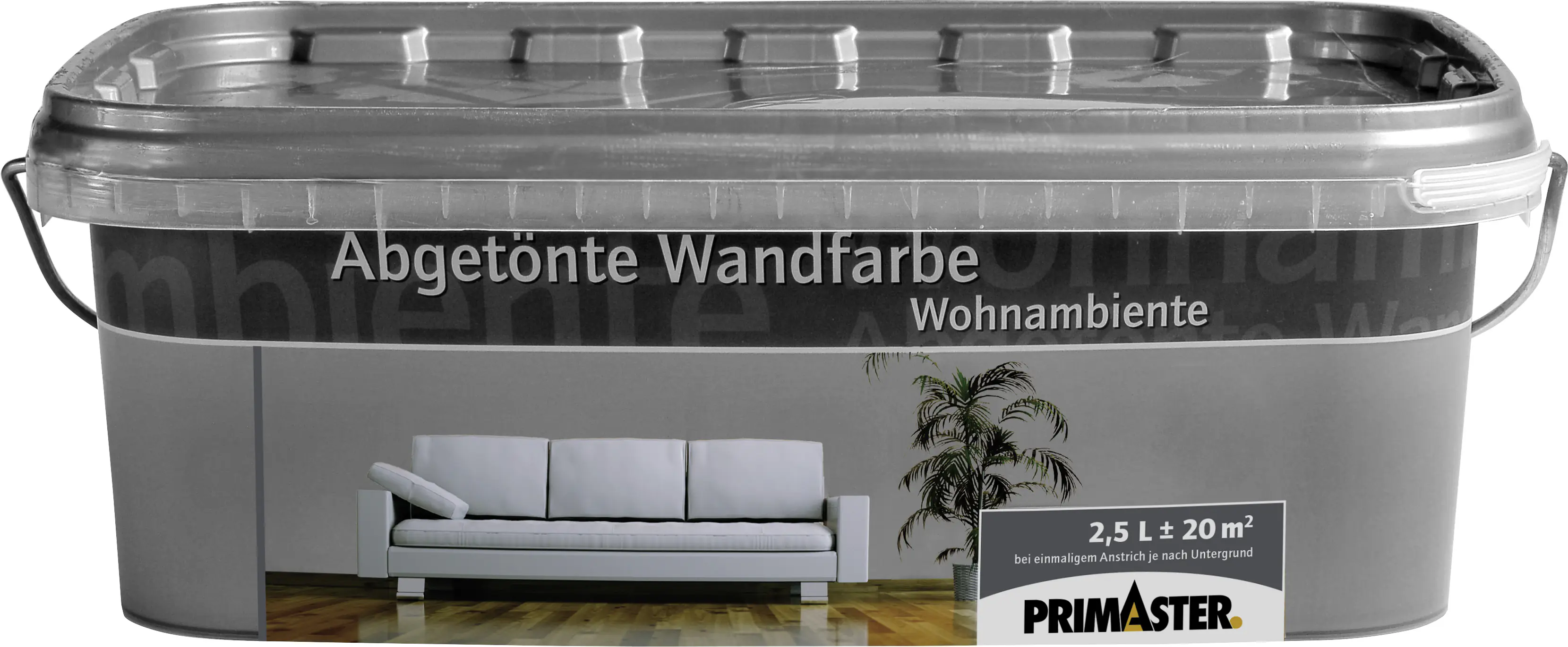 Primaster Wandfarbe Wohnambiente 2,5 L stahl Primaster Wandfarbe Wohnambiente 2,5 L stahl