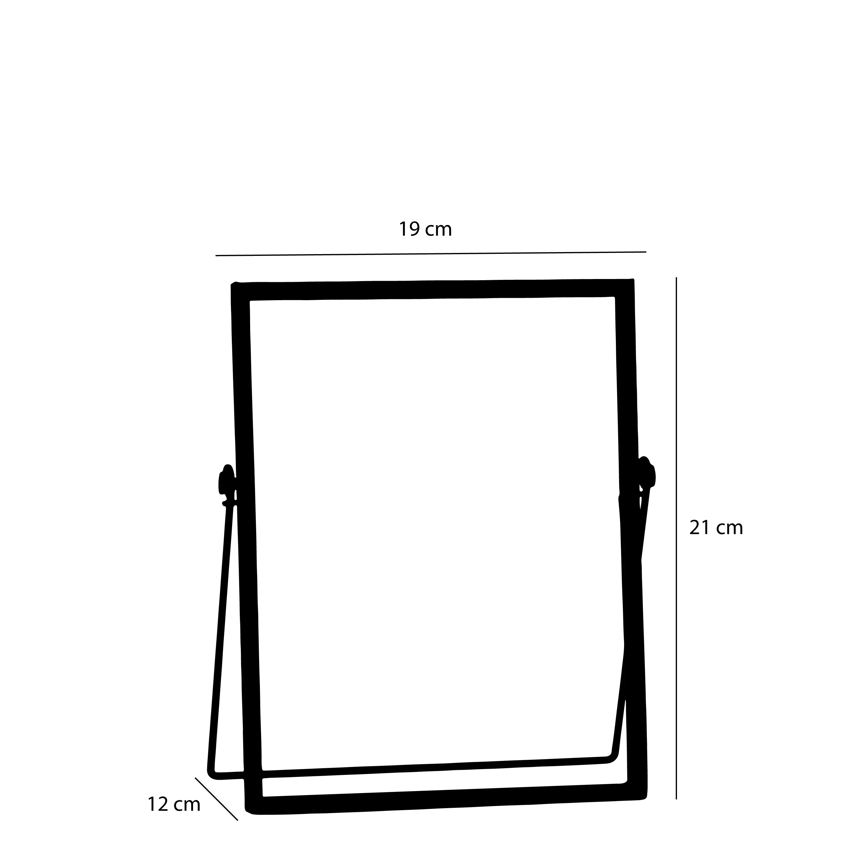 8718861562491_4 Mica Bilderrahmen Aimee 19 x 12 x 21 cm schwarz