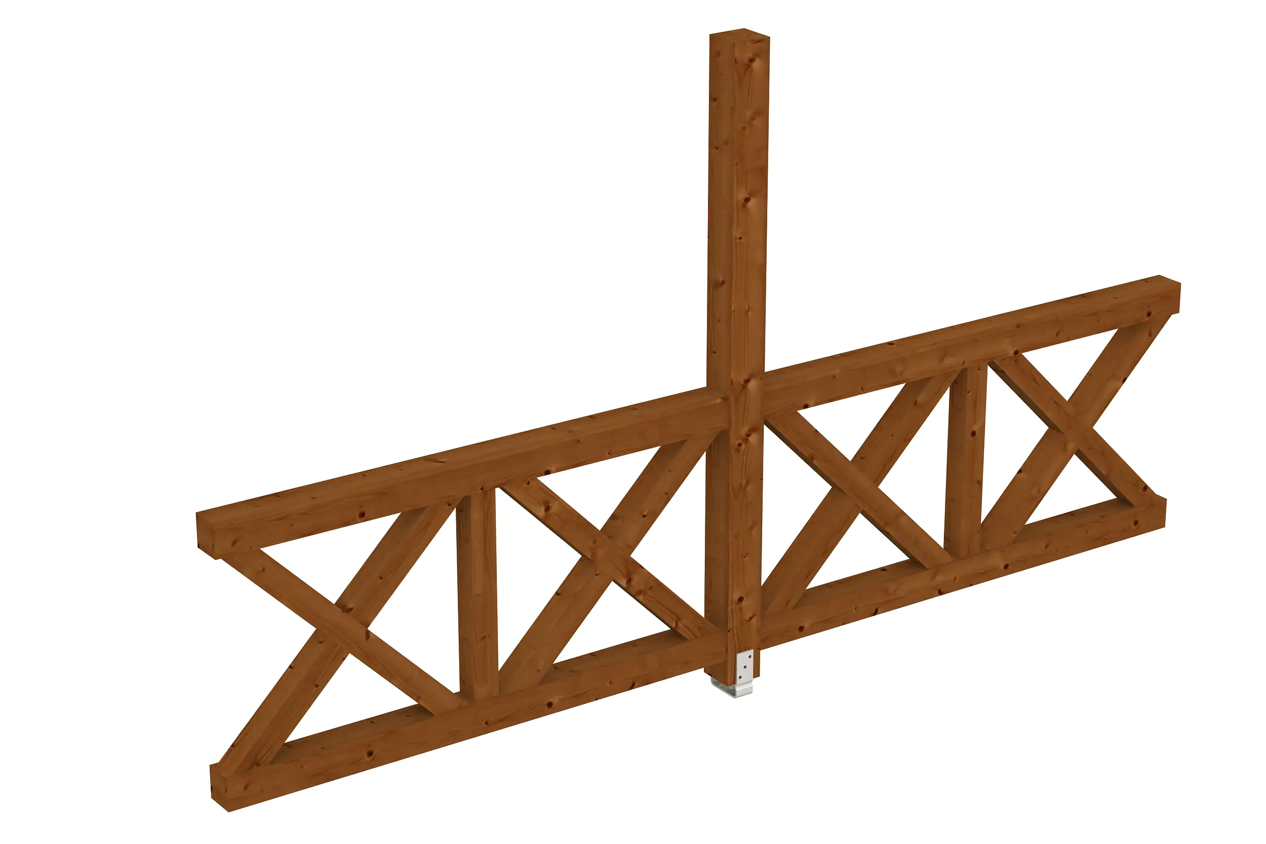 SKAN HOLZ Seitenwand Andreaskreuz (FS) 343 x 210 cm Fichte SKAN HOLZ Seitenwand Andreaskreuz (FS) 343 x 210 cm Fichte