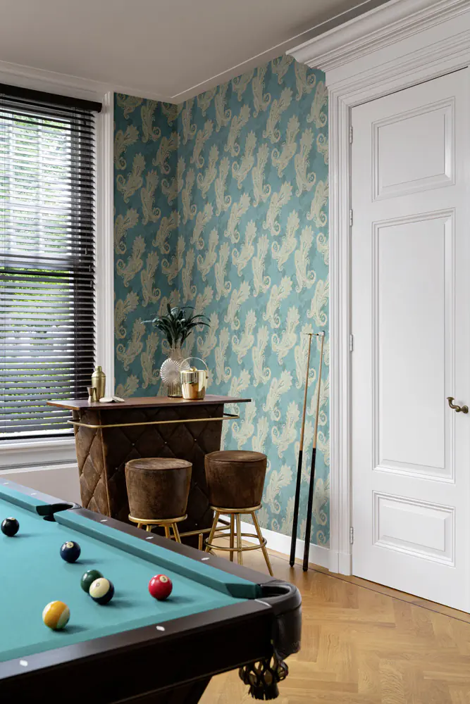 Rasch Vliestapete 746457 Grün-Opalgrün hell Muster & Motive 10,05 m x 0,53 m