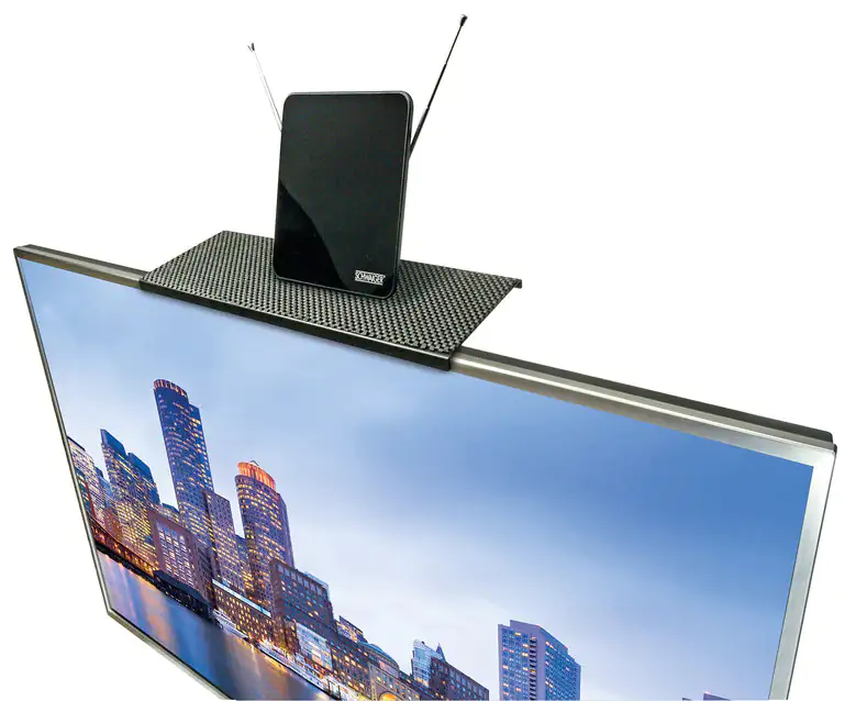 Schwaiger TV Ablageaufsatz 18 Zoll belastbar bis 9 kg, schwarz