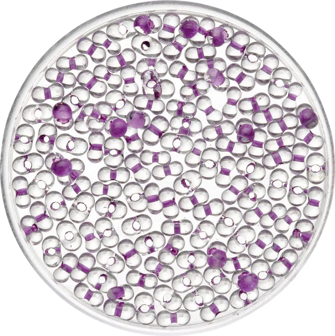 Glorex Farfalle 2 / 4 mm 17 g, transparent flieder