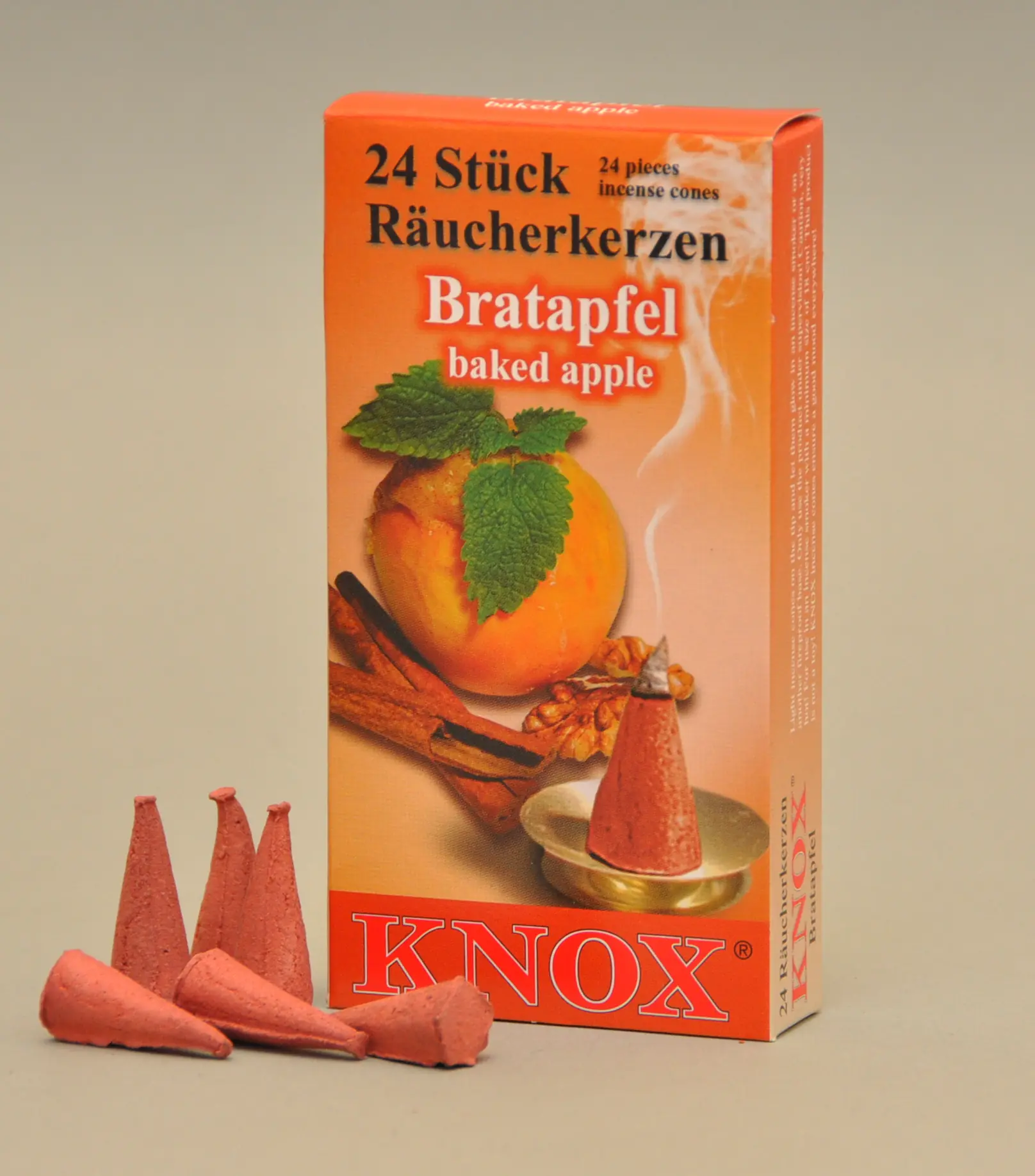 Knox Räucherkerzen - Bratapfel 24 Stück