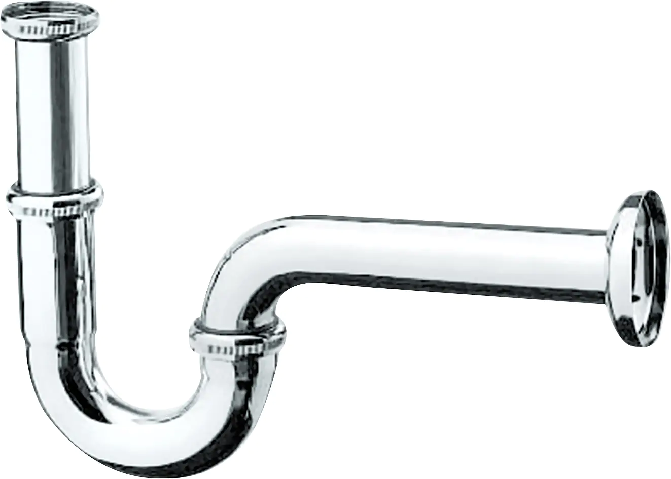 Hansgrohe Röhrensiphon Standardmodell 1 1/4" chrome Hansgrohe Röhrensiphon Standardmodell 1 1/4" chrome