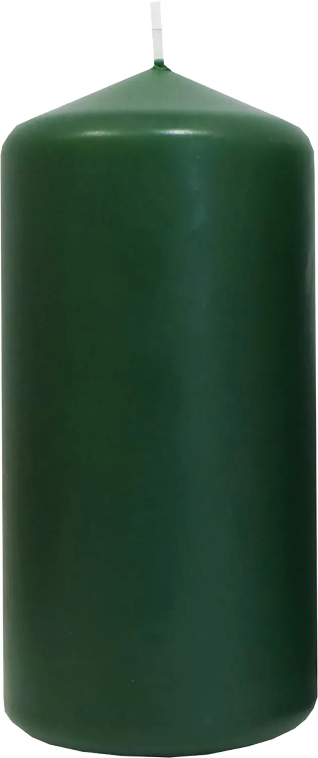 Diana Candles Stumpenkerze Ø 8 cm x 20 cm grün