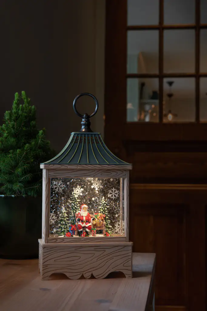 Konstsmide LED Wasserlaterne Santa und Baum naturfarben Konstsmide LED Wasserlaterne Santa und Baum naturfarben