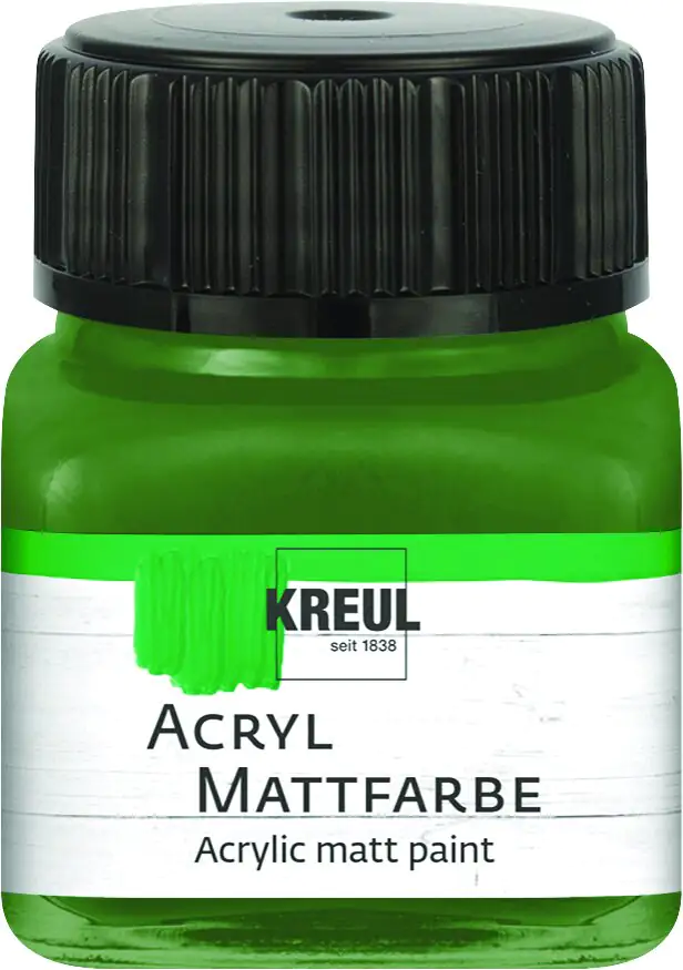 Kreul Acryl Mattfarbe olivgrün 20 ml
