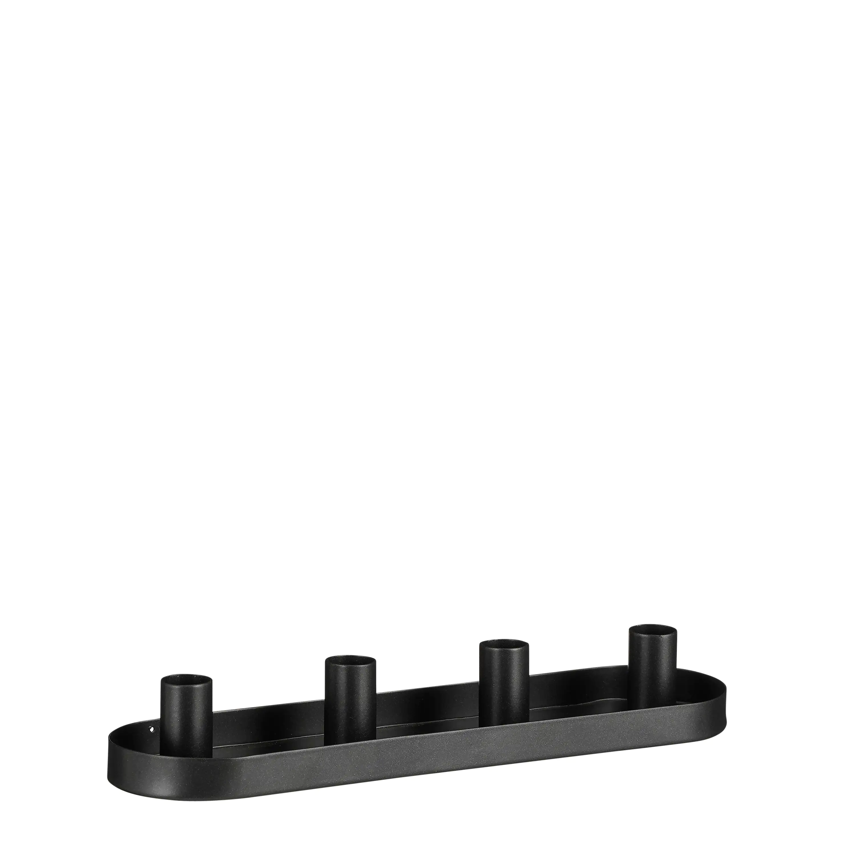 Mica Kerzenständer schwarz 21,5 x 6 x 3 cm