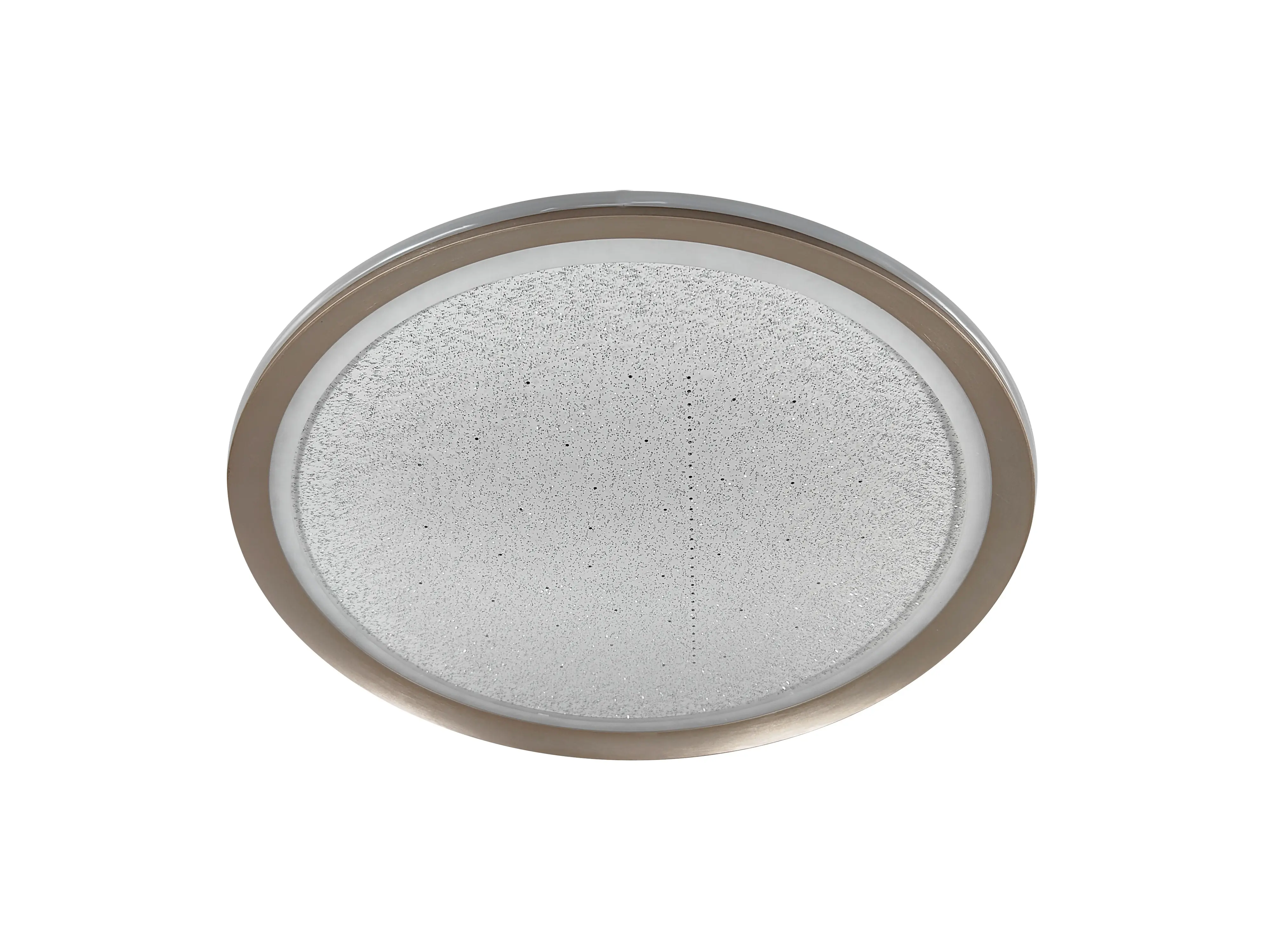 LED Deckenleuchte Bari mit Sternenhimmel weiß Ø 50 x 9 cm warmweiß-kaltweiß dimmbar