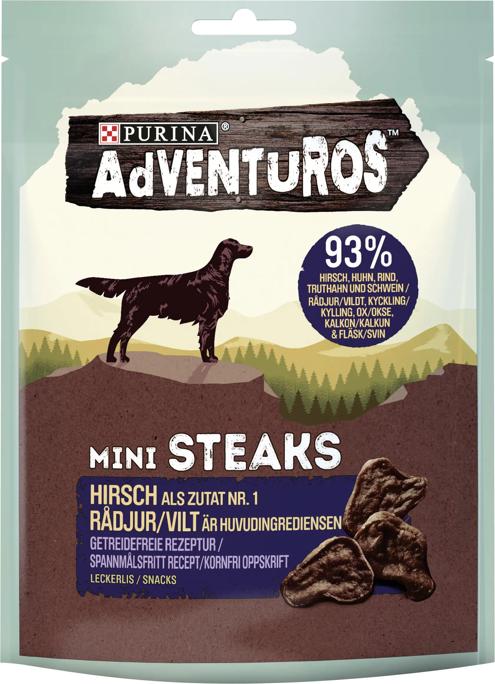 Adventuros mit Hirsch 70 g