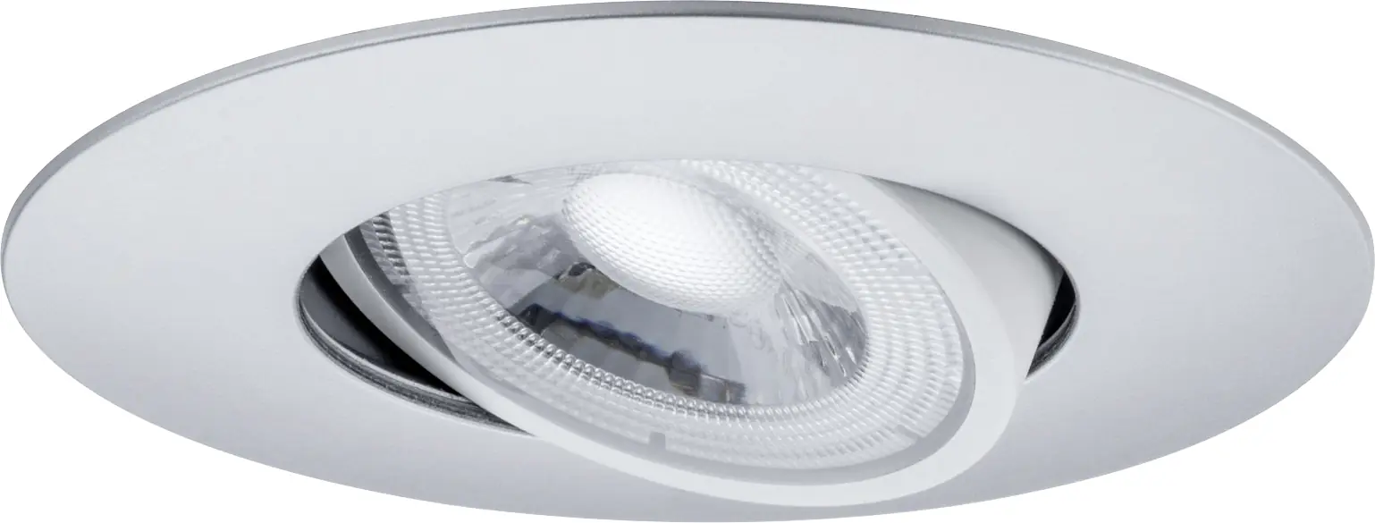 Paulmann LED Einbauleuchte chrom matt schwenkbar schwenkbar 3er Set