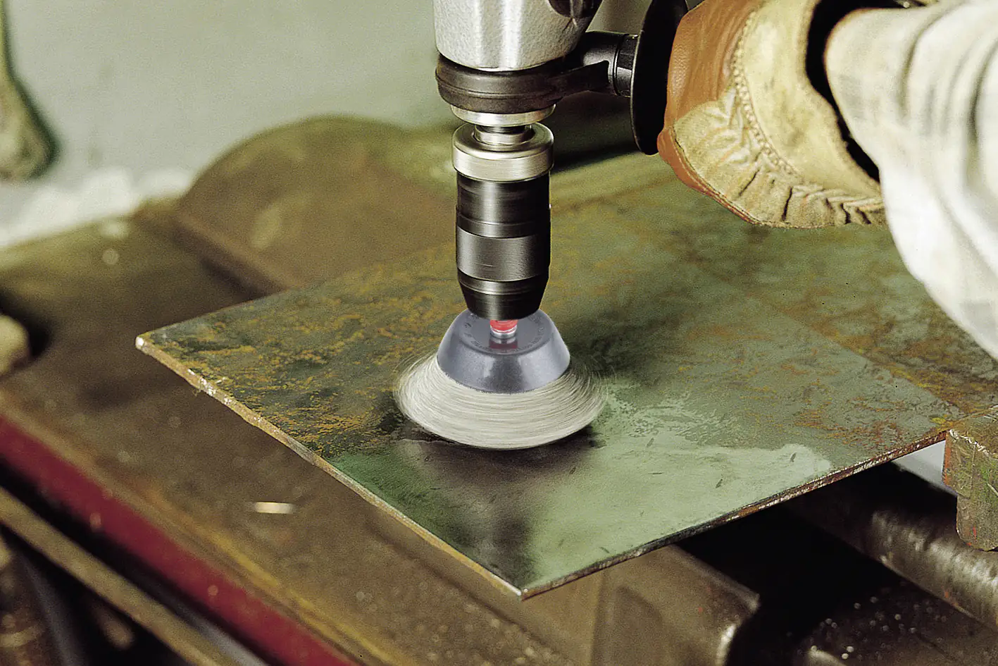 Wolfcraft Topfdrahtbürste Ø 75 mm Edelstahl