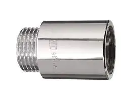 Cornat Hahnverlängerung Messing verchromt, 1/2" IG-AG, 15 mm