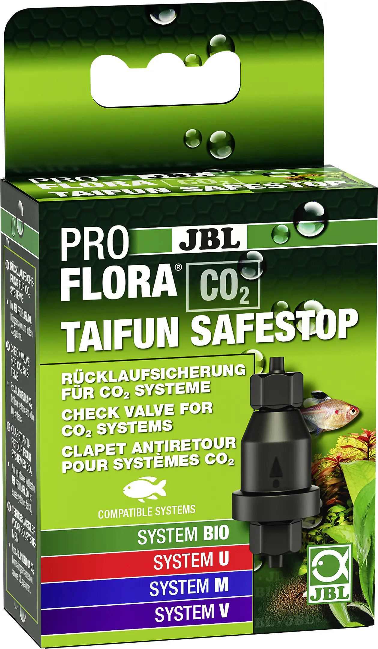 JBL Aquariumzubehör Rücklaufsicherung Proflora CO2 Taifun Safestop