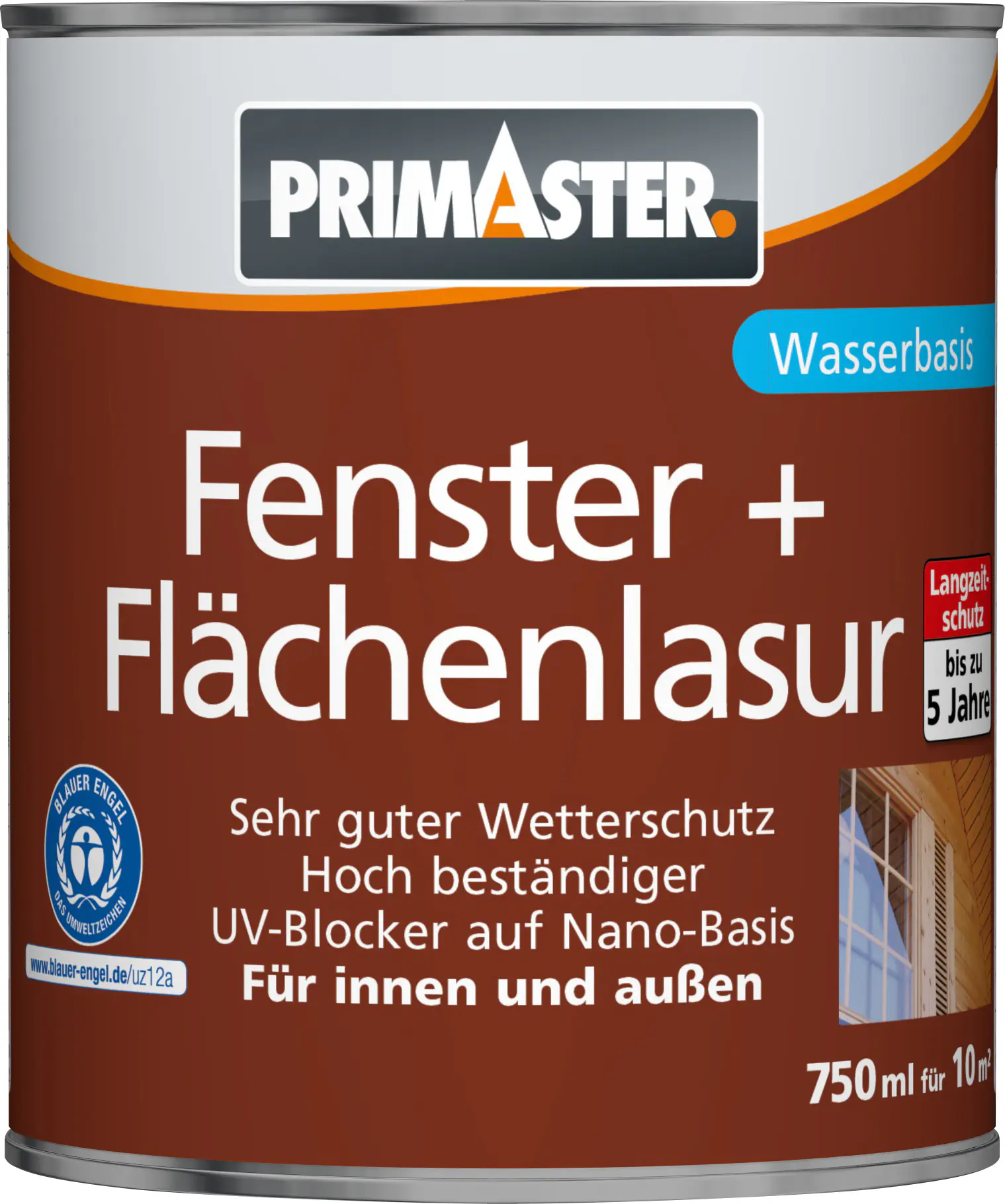 Primaster Fenster und Flächenlasur 750 ml teak Primaster Fenster und Flächenlasur 750 ml teak
