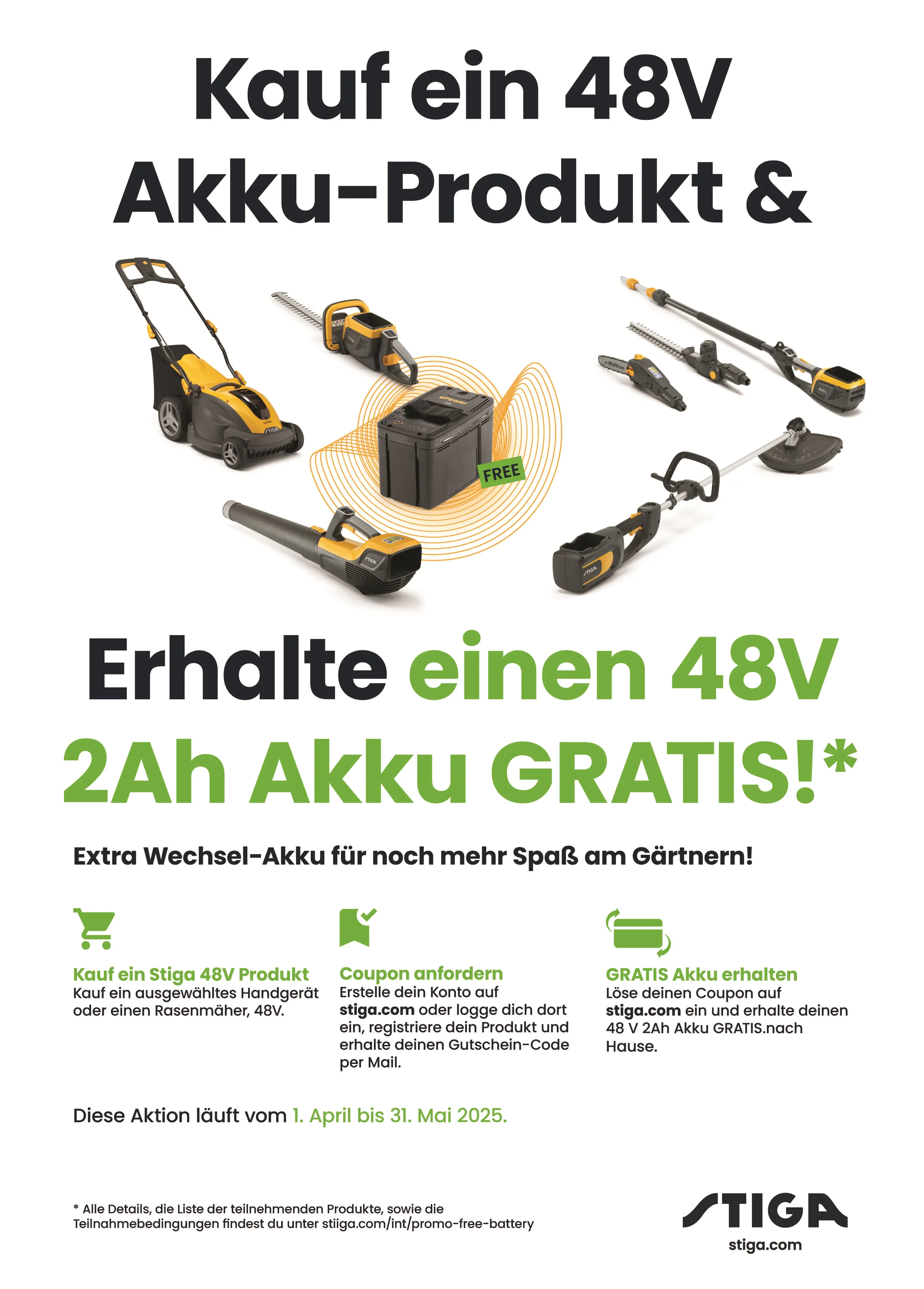 Stiga Akku Kettensäge PR 700e 48 V, 30 cm Schwertlänge