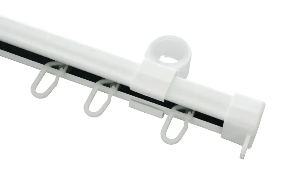 Gardinia U-Laufschiene weiß, 150 cm