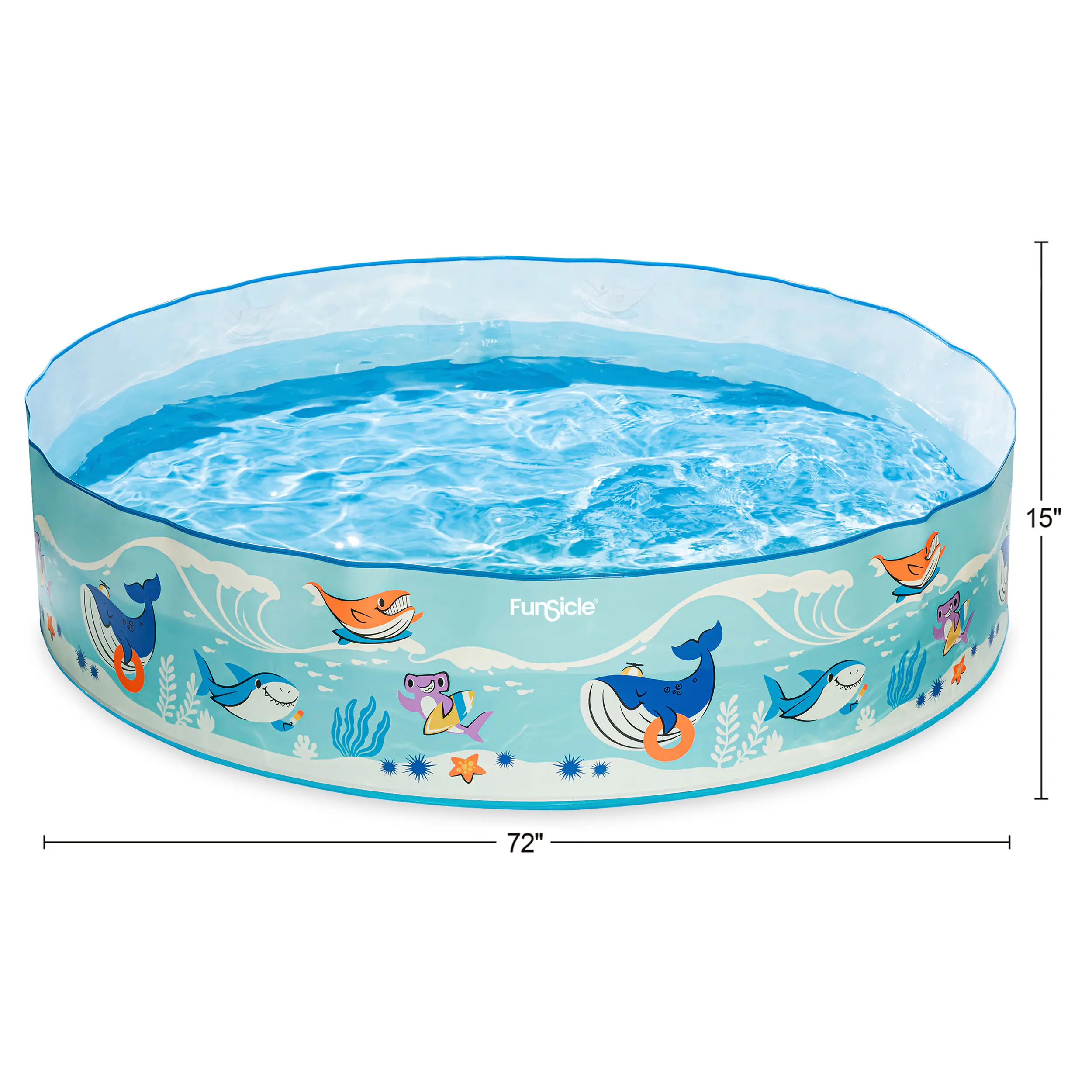 Funsicle Kids Pool Ocean, 183x38cm Funsicle Kids Pool Ocean, 183x38cm