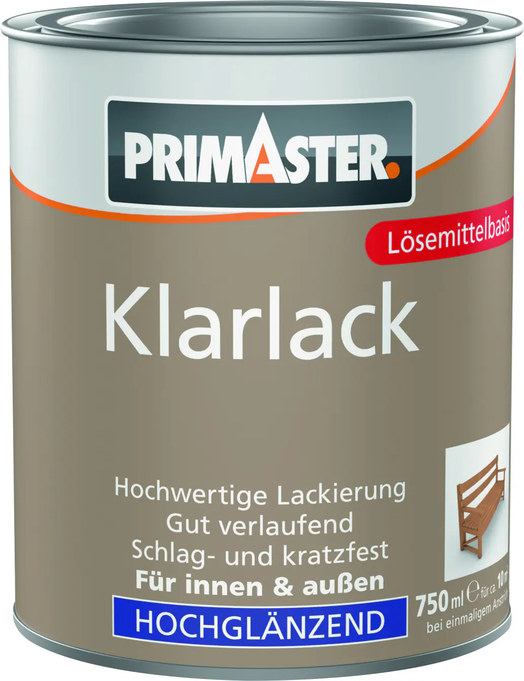Primaster Klarlack 750 ml farblos hochglänzend