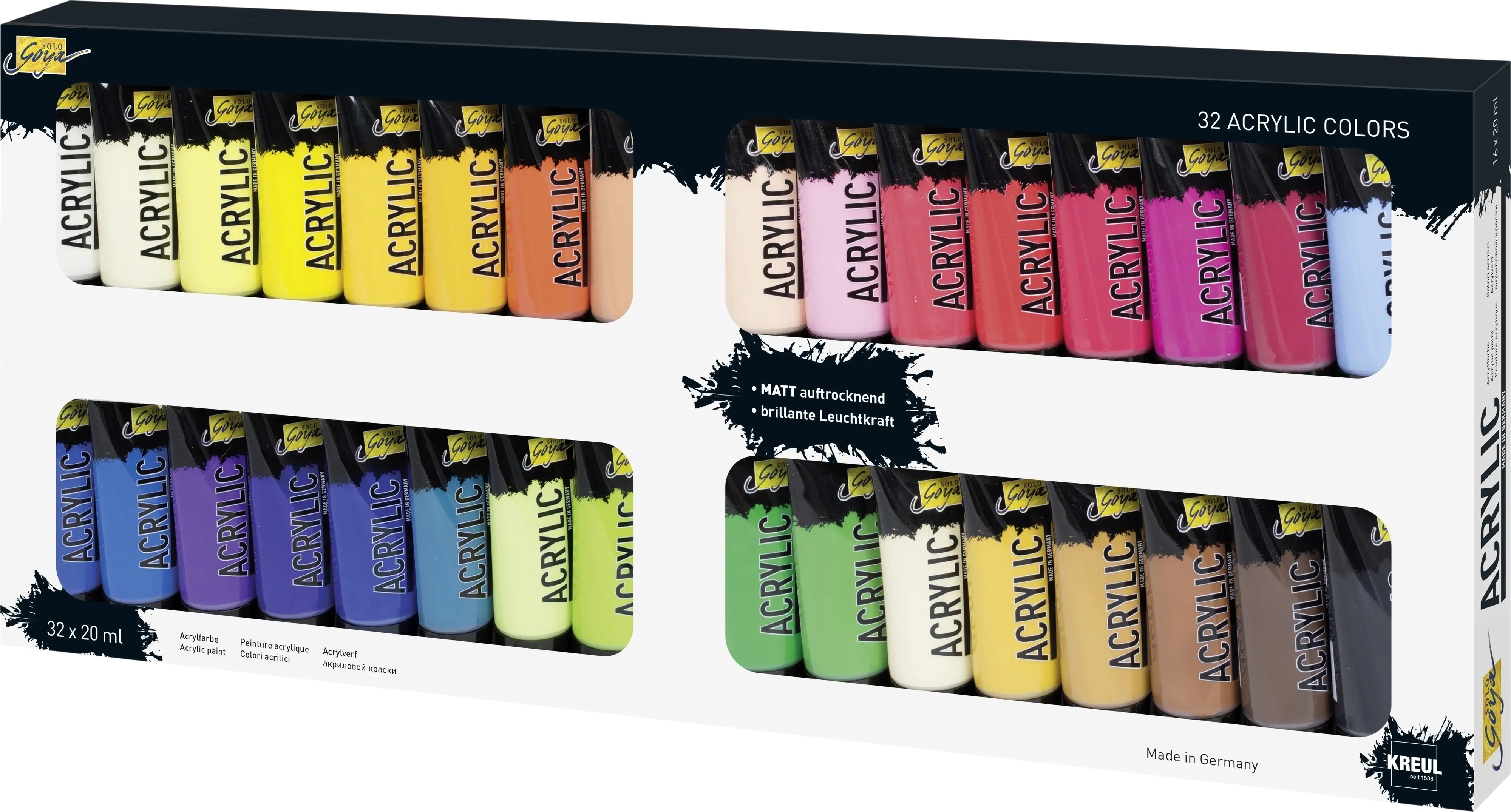 Kreul Solo Goya Acrylic Tuben 32er Set x 20 ml Kreul Solo Goya Acrylic Tuben 32er Set x 20 ml