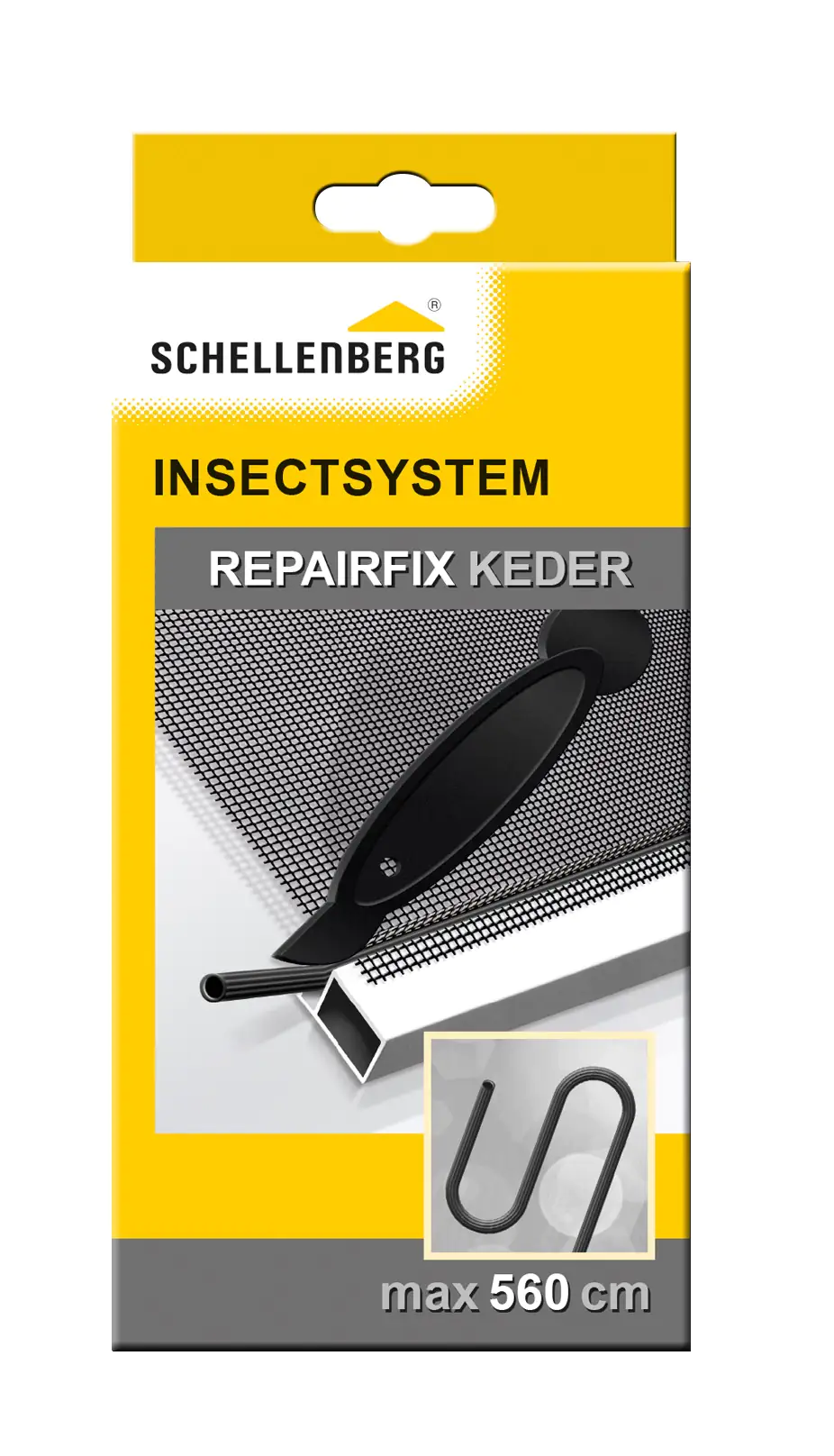 4003971701071 Schellenberg Reparaturkeder 5,2 x 5,6 m schwarz