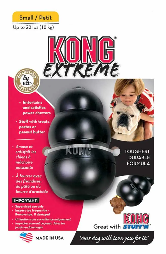 Kong Hundespielzeug Extreme 10 cm schwarz