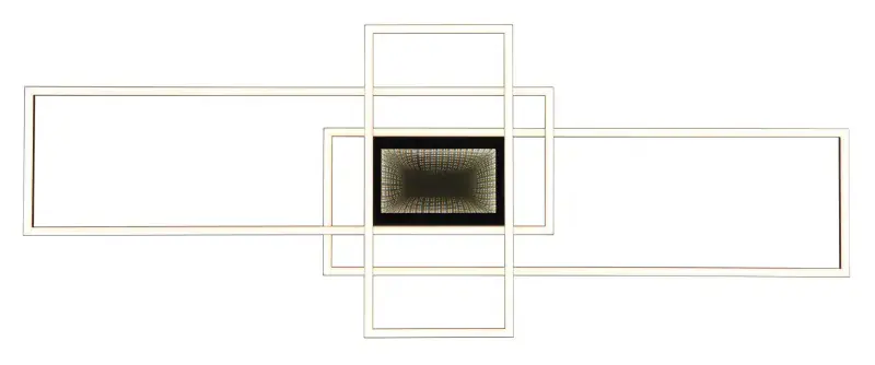 Globo Deckenleuchte Saunders 110,8 x 42 cm schwarz CCT