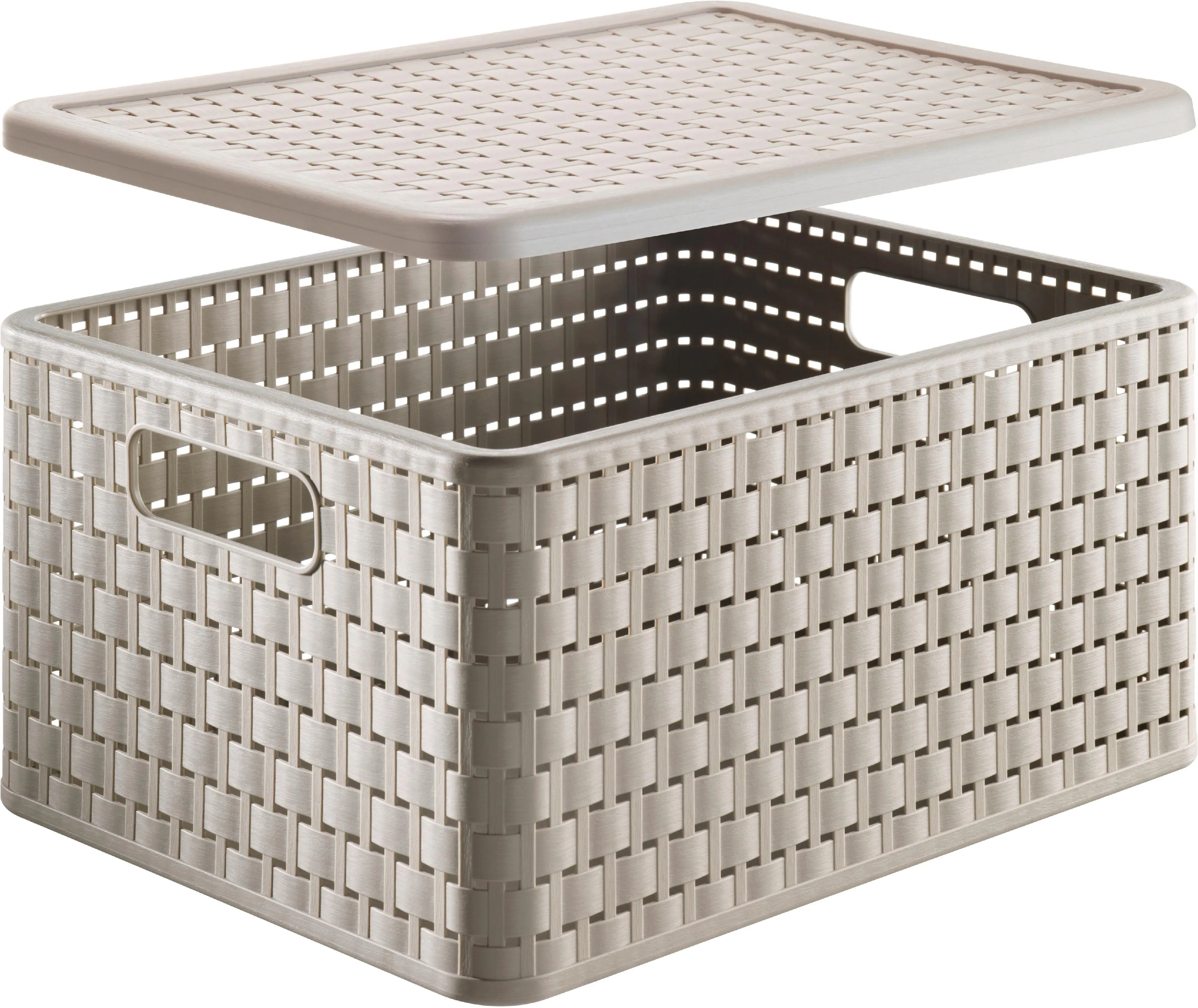 Rotho Korb Country A4, 18 L cappuccino