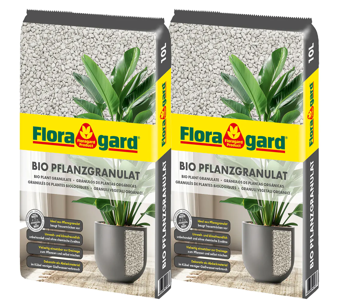 Floragard Bio Pflanzgranulat 8-16 mm 2 x 10 L Floragard Bio Pflanzgranulat 8-16 mm 2 x 10 L