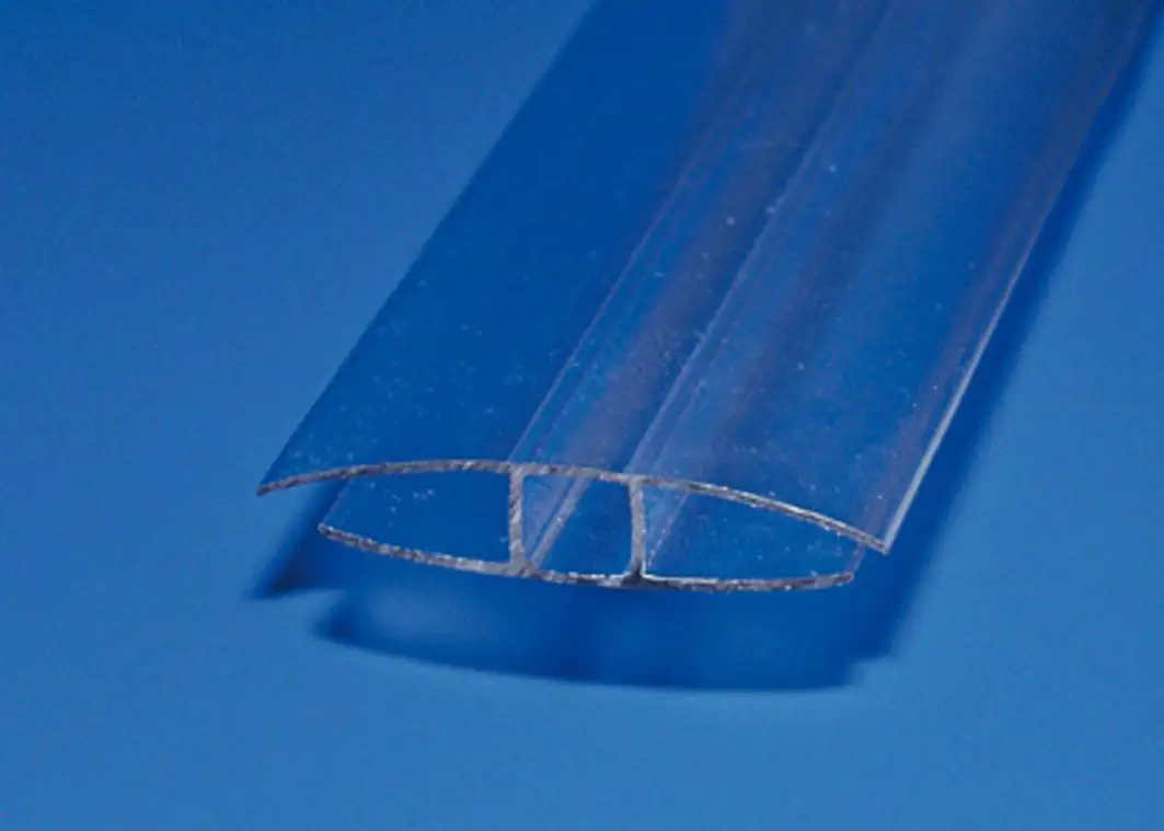 Gutta Polycarbonat H-Profil 250 cm 10 mm klar