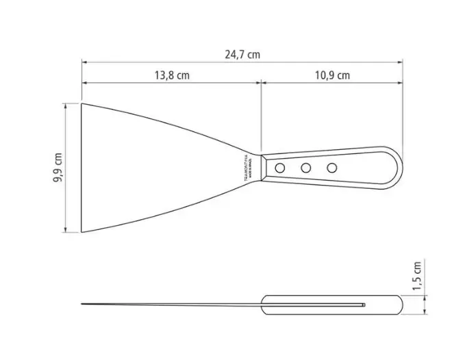Tramontina Landhaus Grillspachtel 25 cm Tramontina Landhaus Grillspachtel 25 cm