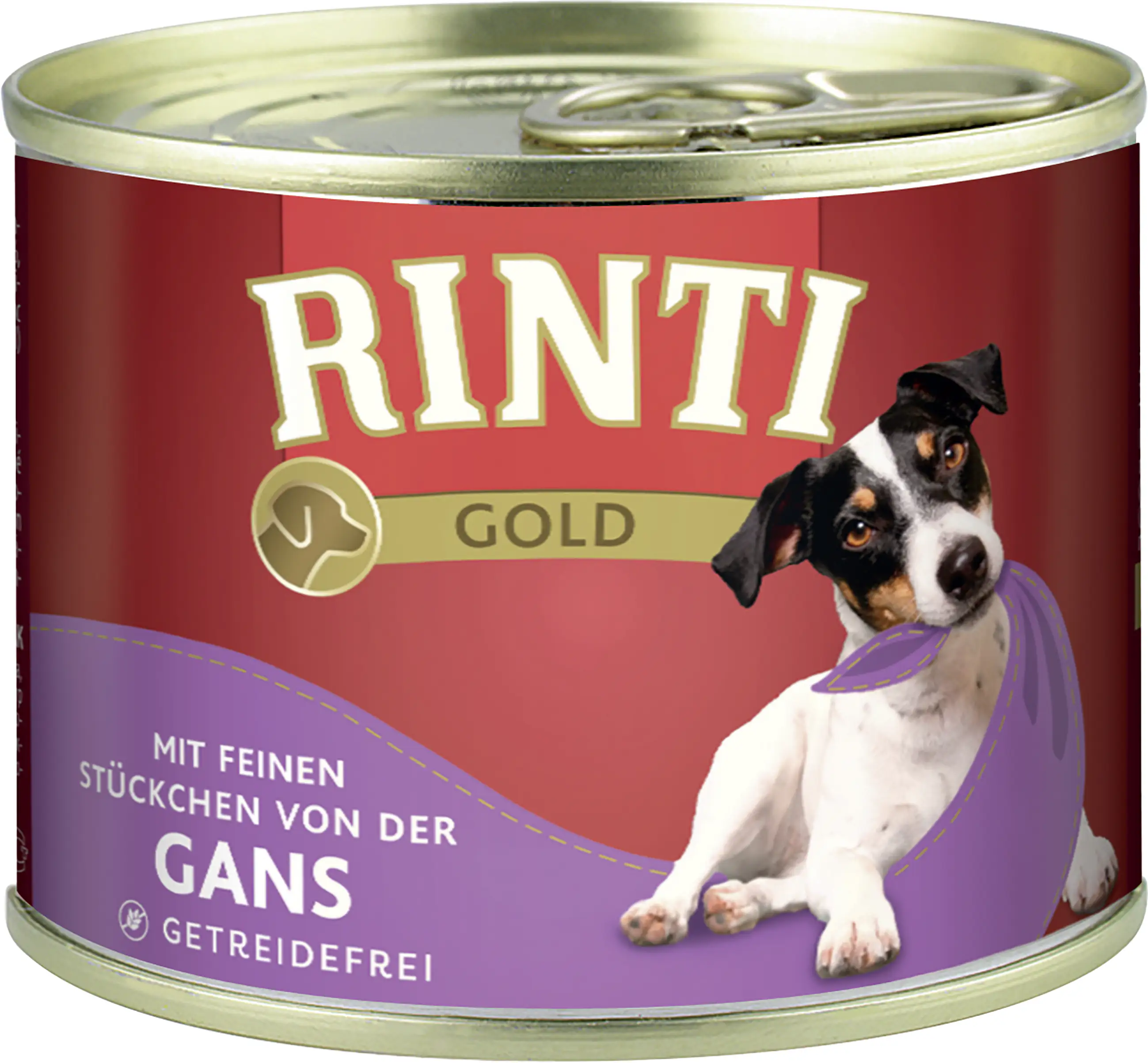 Rinti Gold Hundenassfutter Adult 185 g Gans Rinti Gold Hundenassfutter Adult 185 g Gans