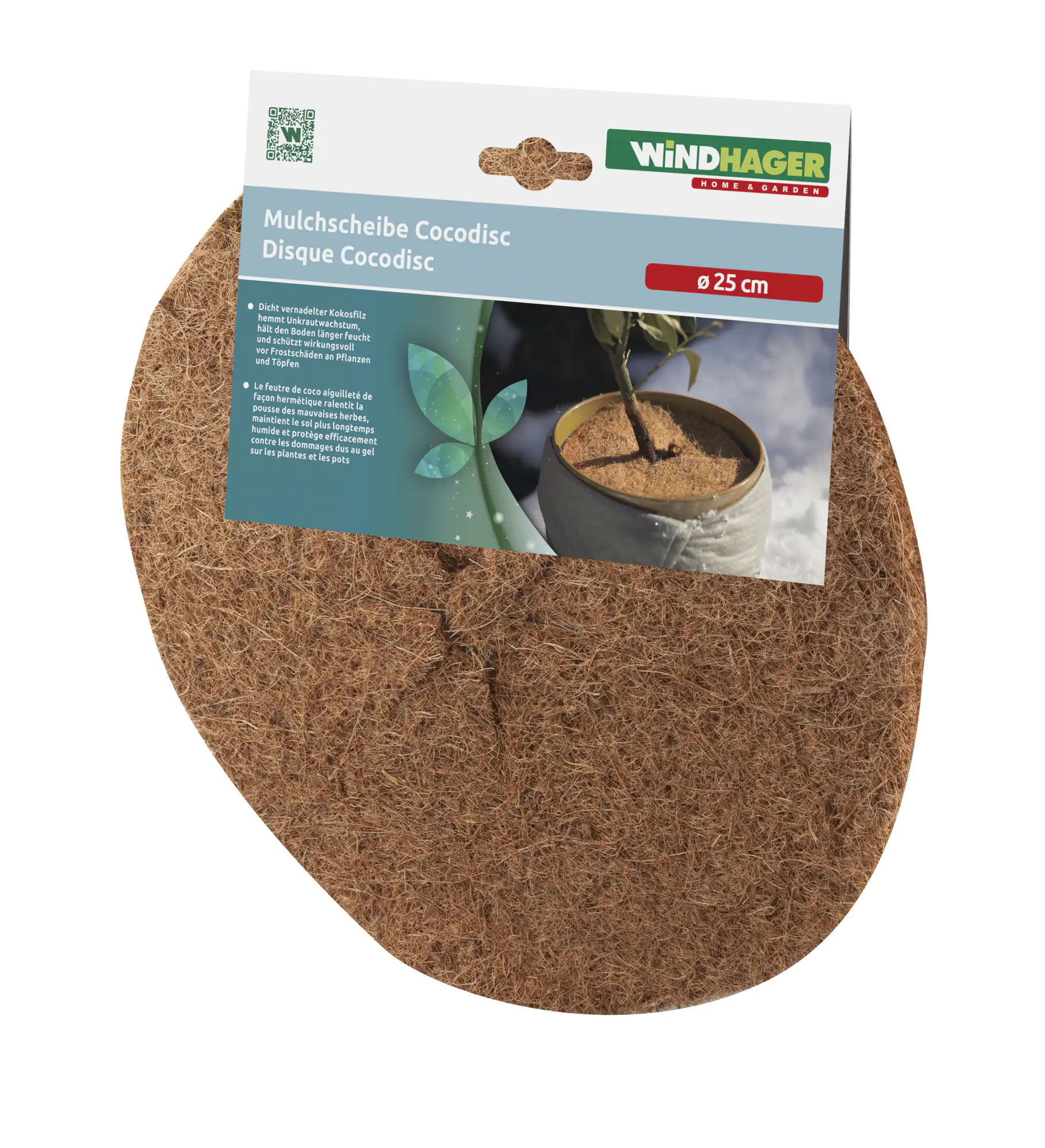 Windhager Mulchscheibe Cocodisc Ø 25 cm