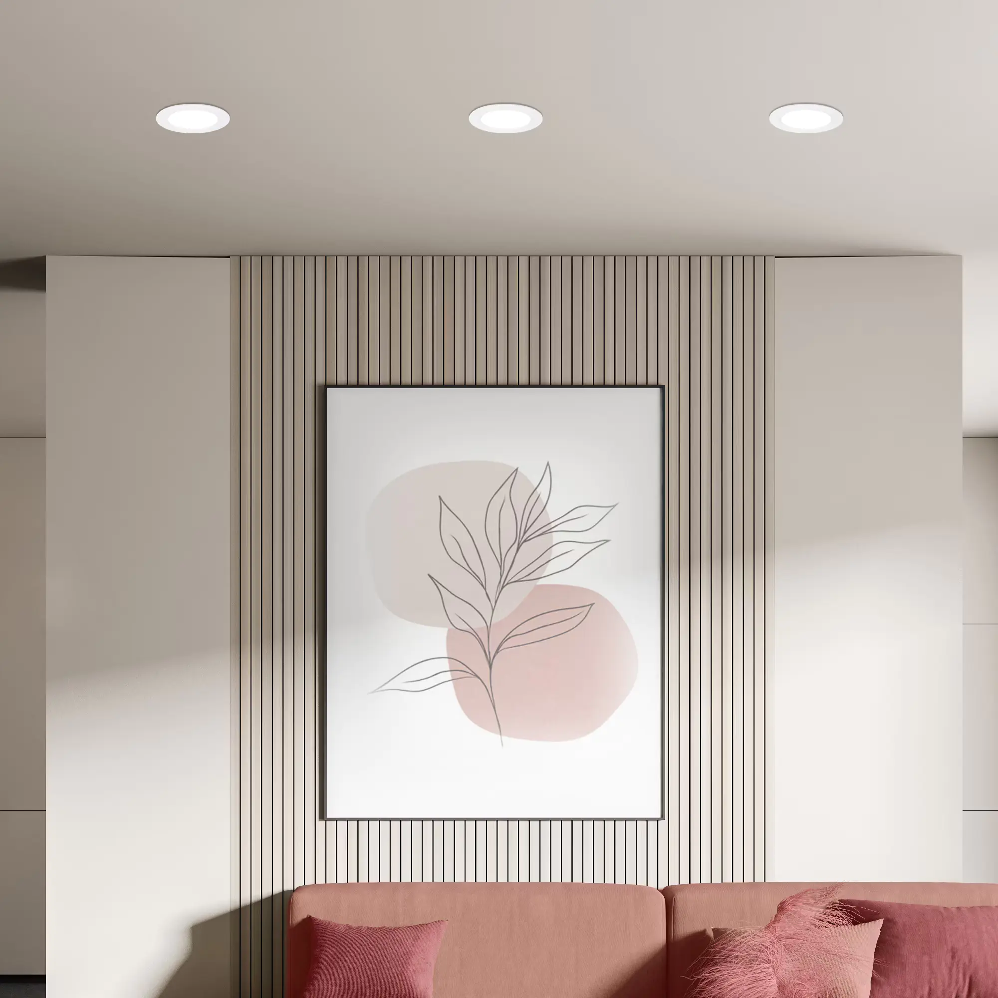 Briloner LED-Einbauleuchten Ultraflat 3er Set 6W 660lm weiß