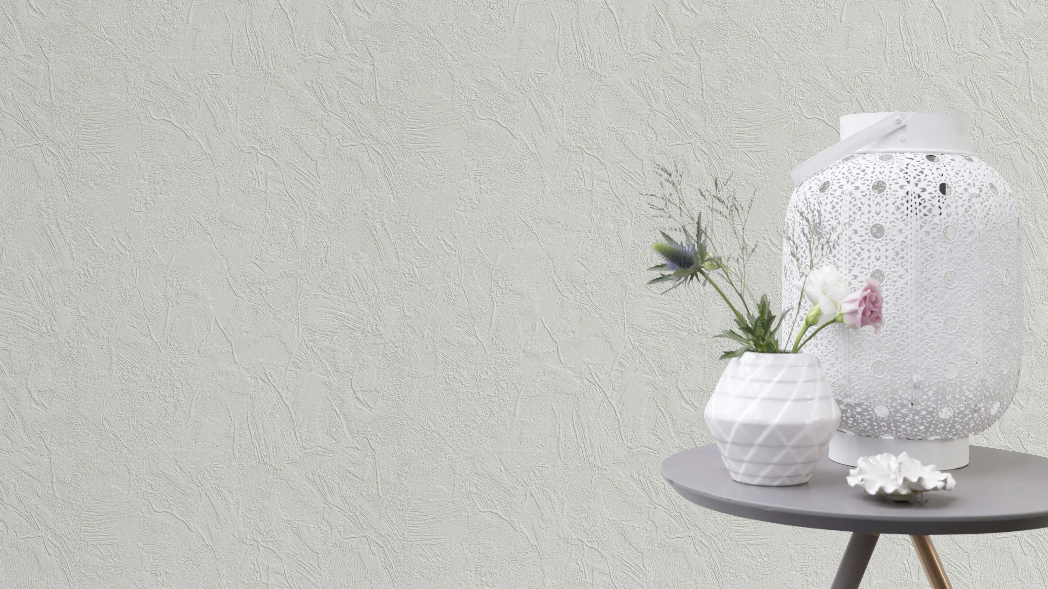 Rasch Vliestapete 818222 Selection uni weiß 10,05 x 0,53 m