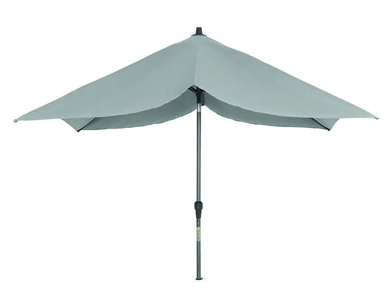 Siena Garden Mittelstockschirm Avio grau 300 x 200 cm Siena Garden Mittelstockschirm Avio grau 300 x 200 cm
