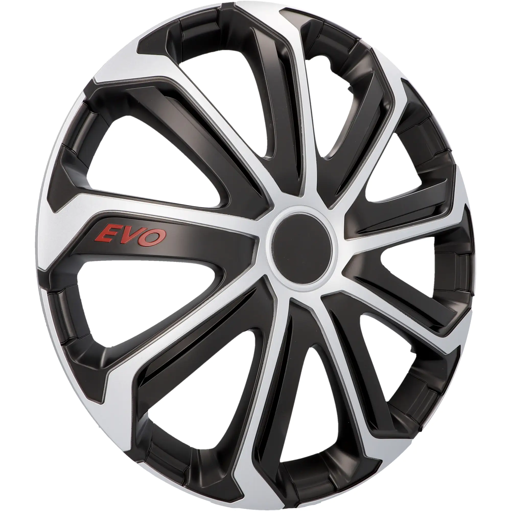 Cartrend Radzierblende EVO 35 cm 35 cm (14 Zoll) silber schwarz 4 stück Cartrend Radzierblende EVO 35 cm 35 cm (14 Zoll) silber schwarz 4 stück