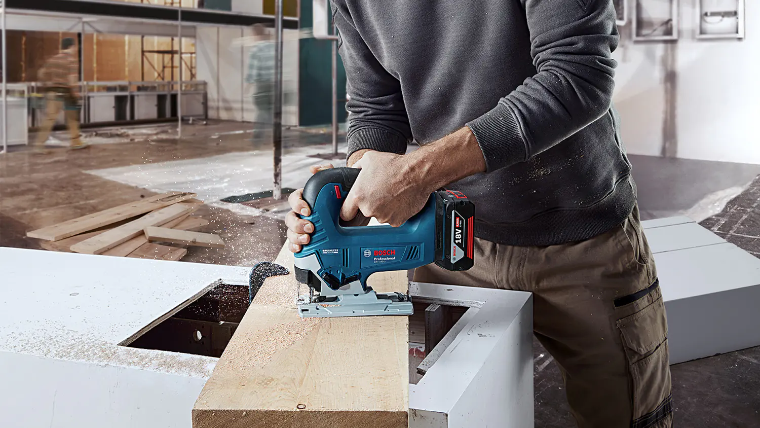 Bosch Professional Akku-Stichsäge GST 18V-125 B Solo Bosch Professional Akku-Stichsäge GST 18V-125 B Solo