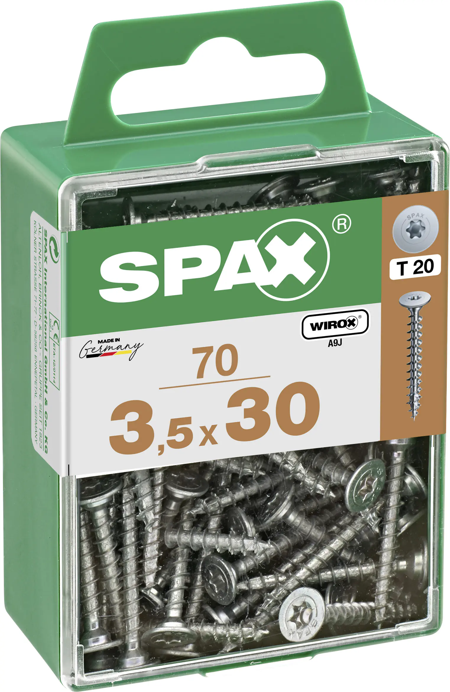 Spax Möbelbauschrauben 3.5 x 30 mm TX 20 - 75 Stk.