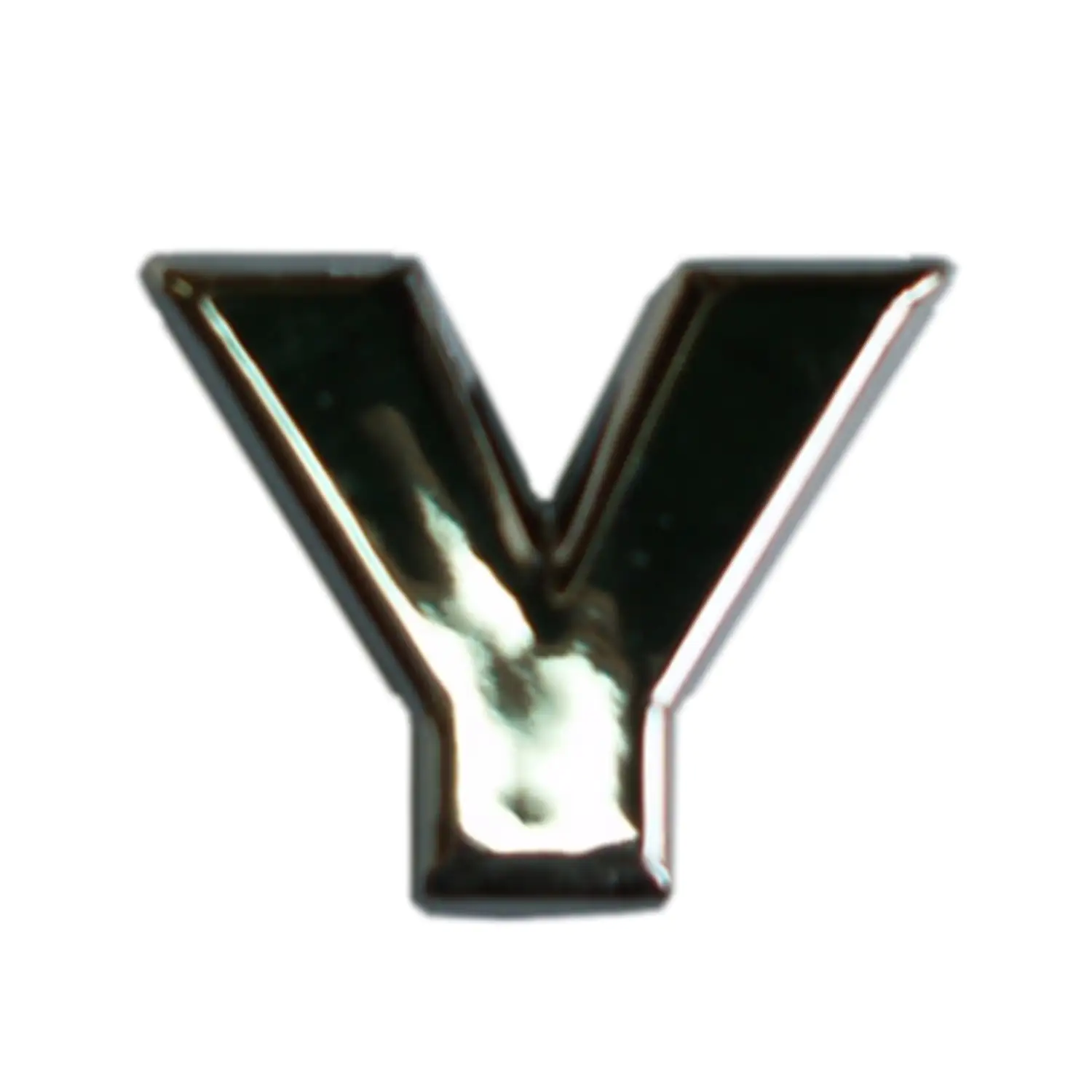 Hermann Schütz 3D-Relief-Chrome-Buchstabe Y 25x35mm