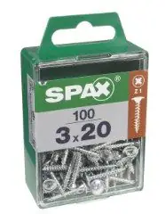 Spax Universalschrauben 3.0 x 20 mm PZ 2 - 100 Stk.