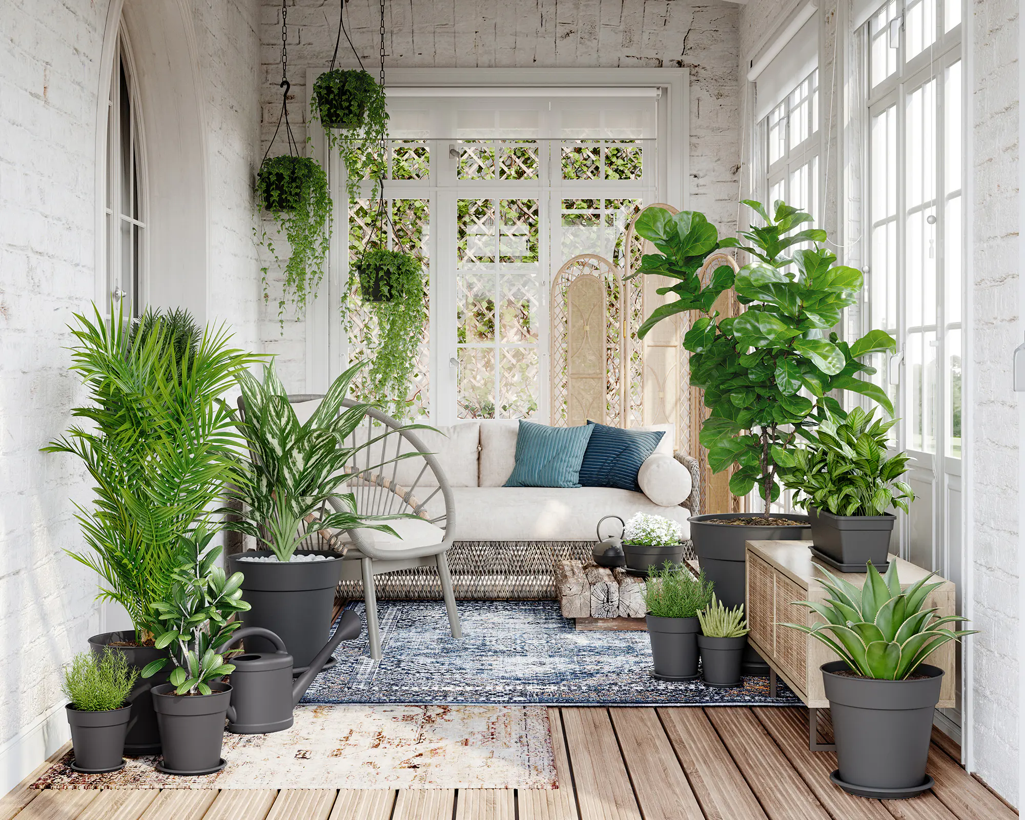 Artevasi Anzuchttopf Madagascar Kunststoff trockengrün Ø 40 x 39 cm 